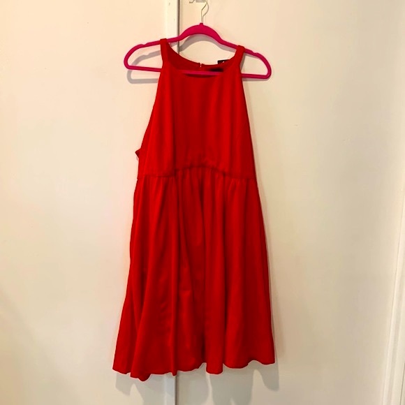 Ponte High Neck Skater Dress - Picture 1 of 4